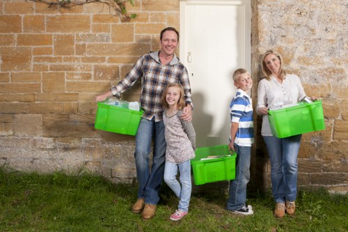 Residents managing waste with a skip permit in Coney Hall
